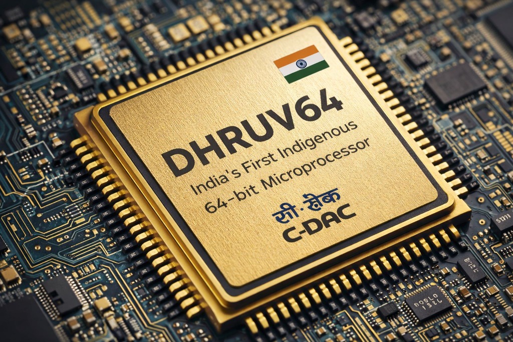 DHRUV64: India's First Indigenous 64-bit Microprocessor Marks Semiconductor Independence